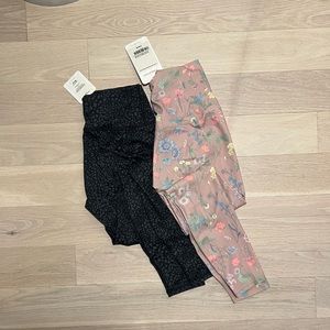 2 pairs NWT Fabletics high rise 7/8 leggings